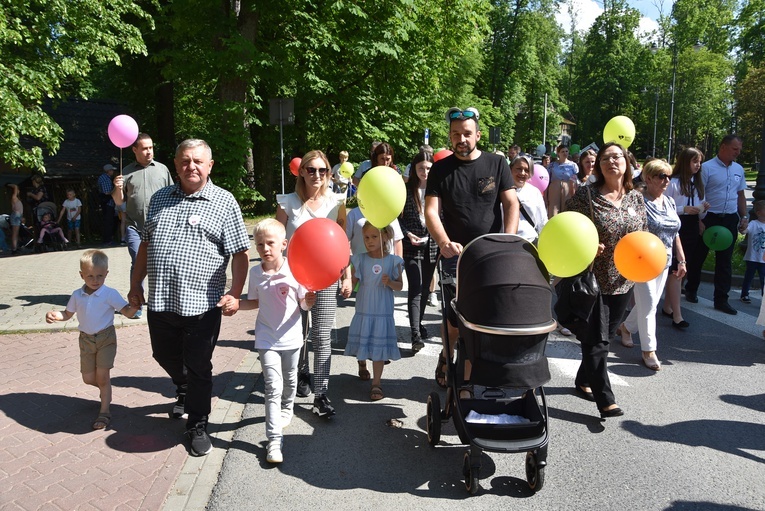 Rodzinnie w rabczańskim amfiteatrze