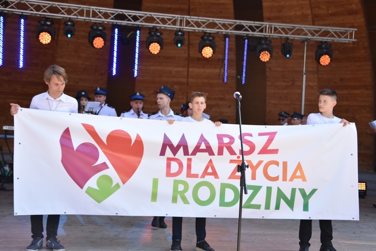 Rodzinnie w rabczańskim amfiteatrze