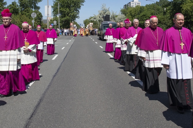 Święci na ulicach Warszawy