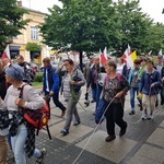 Wejście Łowickiej Pielgrzymki na Jasną Górę