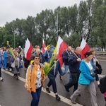 Wejście Łowickiej Pielgrzymki na Jasną Górę