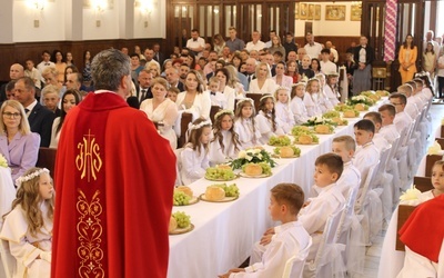 Polsko-ukraińska I Komunia św. w Słopnicach Górnych