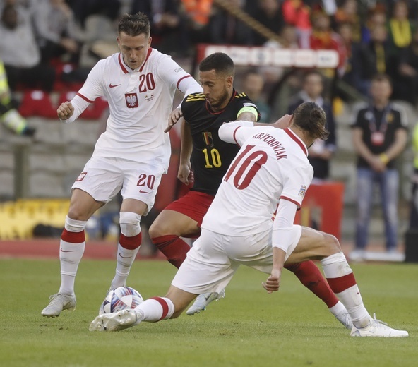 Polska-Belgia: Pierwszy gol - Lewandowskiego. Ale to były miłe złego początki...