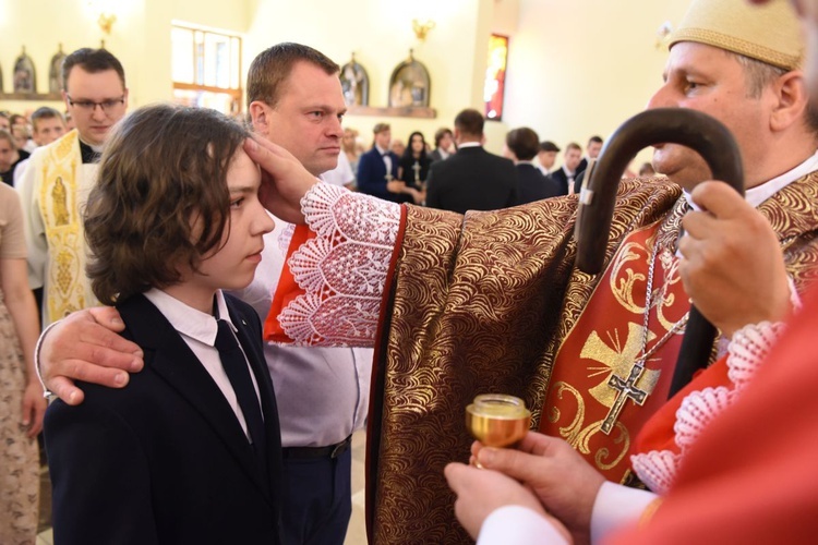 Bierzmowanie par. Krzyża Św. i MBB w Dębicy 