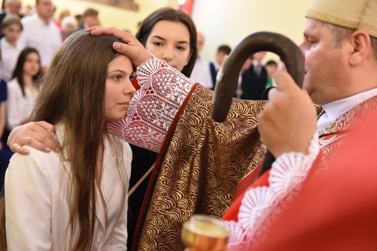 Bierzmowanie par. Krzyża Św. i MBB w Dębicy 