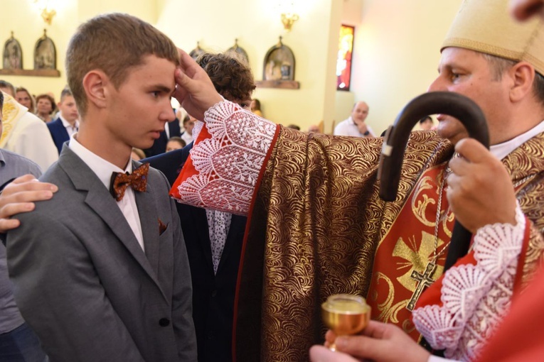 Bierzmowanie par. Krzyża Św. i MBB w Dębicy 