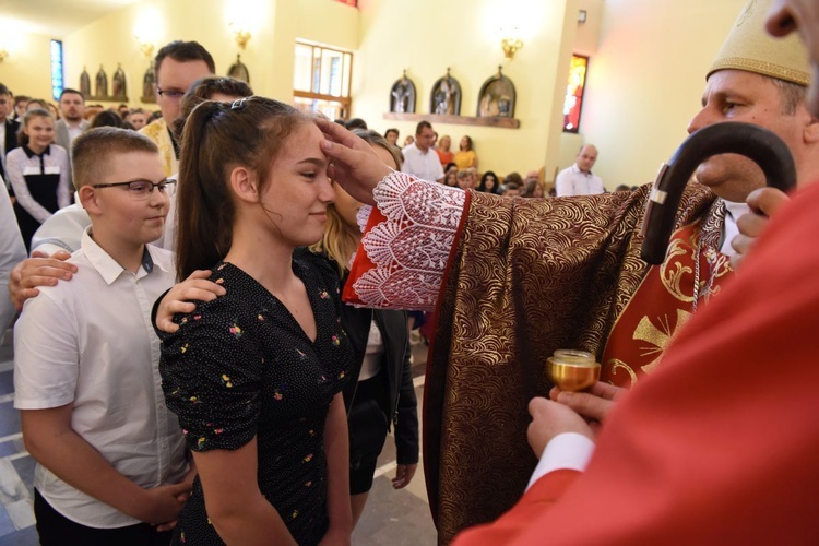 Bierzmowanie par. Krzyża Św. i MBB w Dębicy 