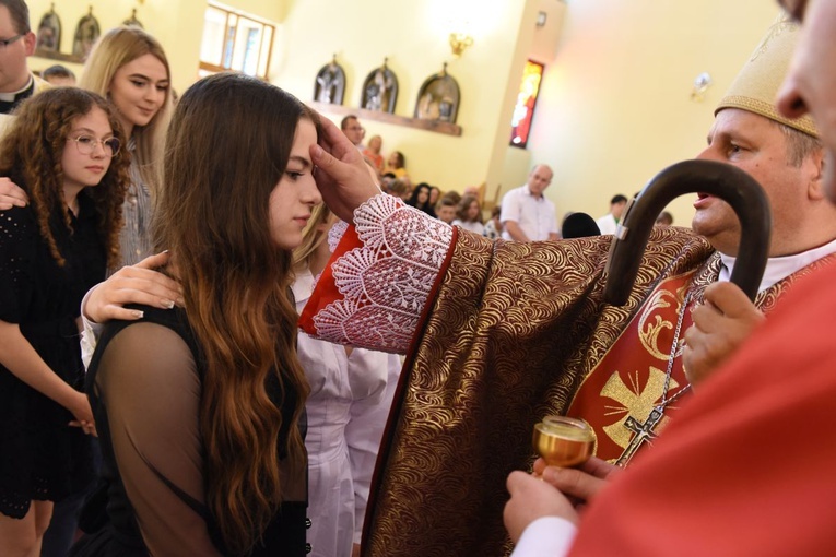 Bierzmowanie par. Krzyża Św. i MBB w Dębicy 