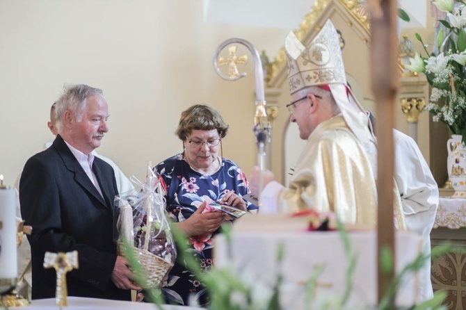 Wprowadzenie relikwii św. Antoniego z Padwy w Lasówce