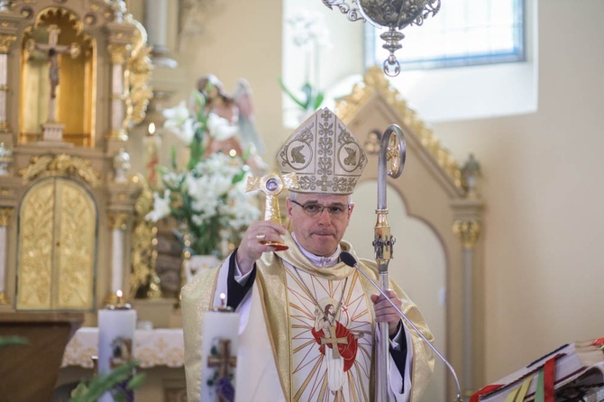 Wprowadzenie relikwii św. Antoniego z Padwy w Lasówce