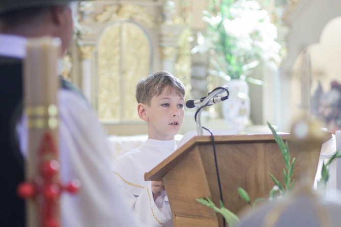 Wprowadzenie relikwii św. Antoniego z Padwy w Lasówce