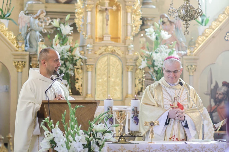 Wprowadzenie relikwii św. Antoniego z Padwy w Lasówce