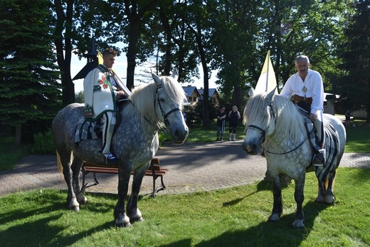 Banderia konna w ludźmierskim sanktuarium