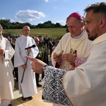 Kamień węgielny w Porębie Małej.