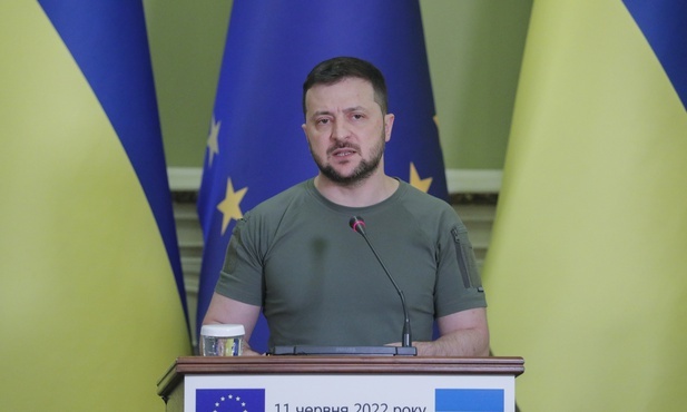 Zełenski nazwał walki w Donbasie "jedną z najokrutniejszych bitew w Europie"