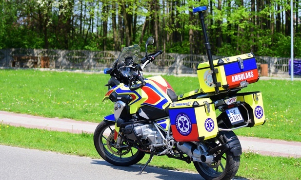 Śląskie. Motoambulans od tygodnia w trasie. W co drugim przypadku nie trzeba było wzywać karetki