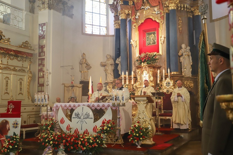 Pielgrzymka leśników do Rokitna