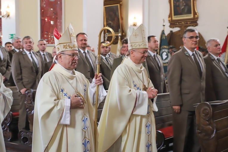 Pielgrzymka leśników do Rokitna