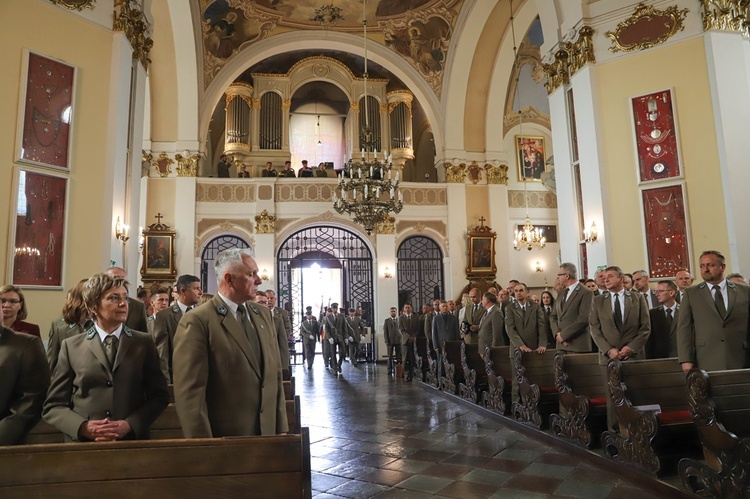 Pielgrzymka leśników do Rokitna