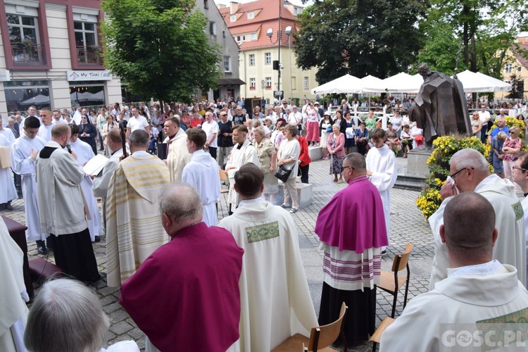 Procesja eucharystyczna w Zielonej Górze