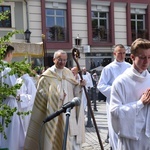 Procesja eucharystyczna w Zielonej Górze