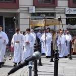 Procesja eucharystyczna w Zielonej Górze