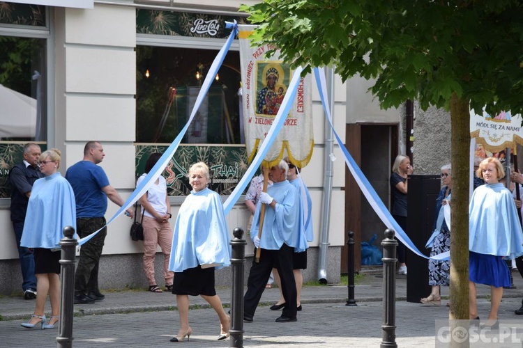 Procesja eucharystyczna w Zielonej Górze