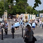 Procesja eucharystyczna w Zielonej Górze