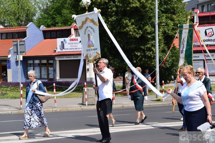 Procesja eucharystyczna w Zielonej Górze