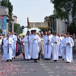 Procesja eucharystyczna w Zielonej Górze