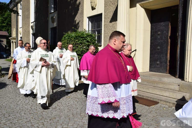 Procesja eucharystyczna w Zielonej Górze