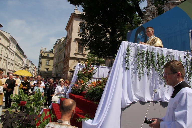 Centralna procesja Bożego Ciała w Krakowie