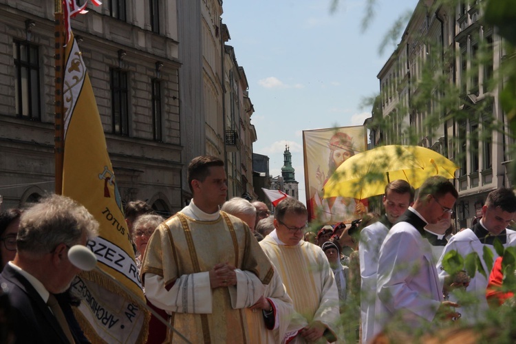 Centralna procesja Bożego Ciała w Krakowie