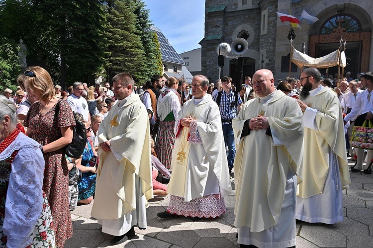 Procesja Bożego Ciała w Zakopanem