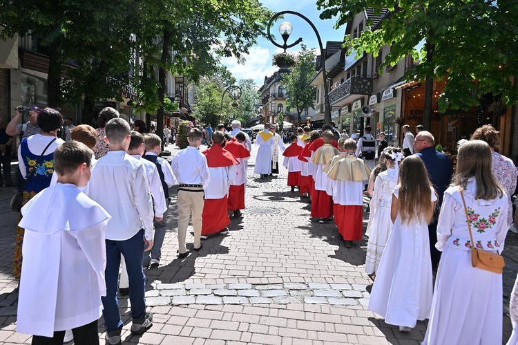 Procesja Bożego Ciała w Zakopanem