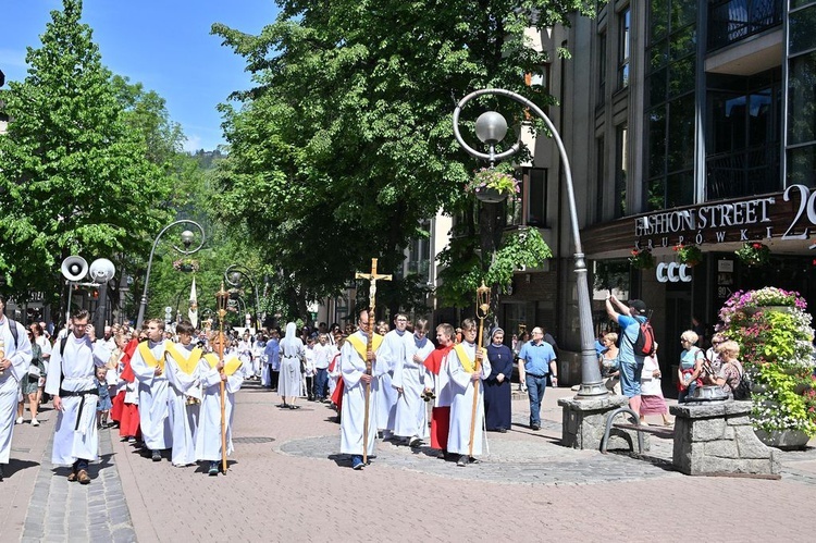 Procesja Bożego Ciała w Zakopanem