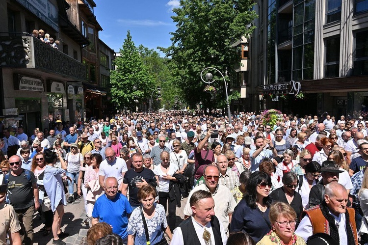 Procesja Bożego Ciała w Zakopanem