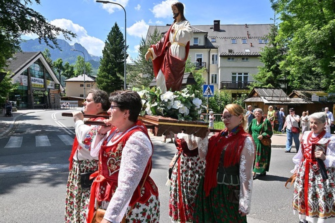 Procesja Bożego Ciała w Zakopanem