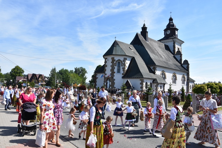 Procesja Bożego Ciała w Miętustwie