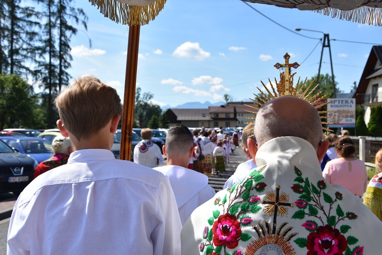 Procesja Bożego Ciała w Miętustwie