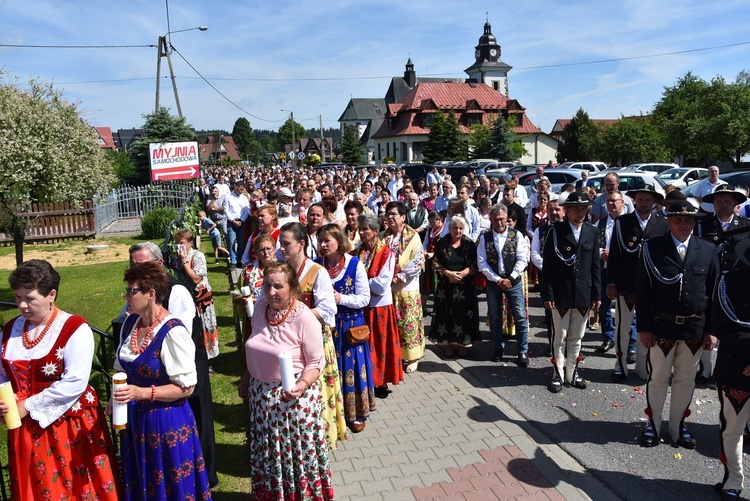 Procesja Bożego Ciała w Miętustwie