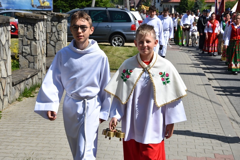 Procesja Bożego Ciała w Miętustwie