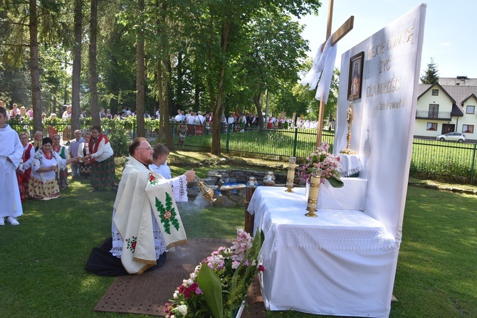 Procesja Bożego Ciała w Miętustwie