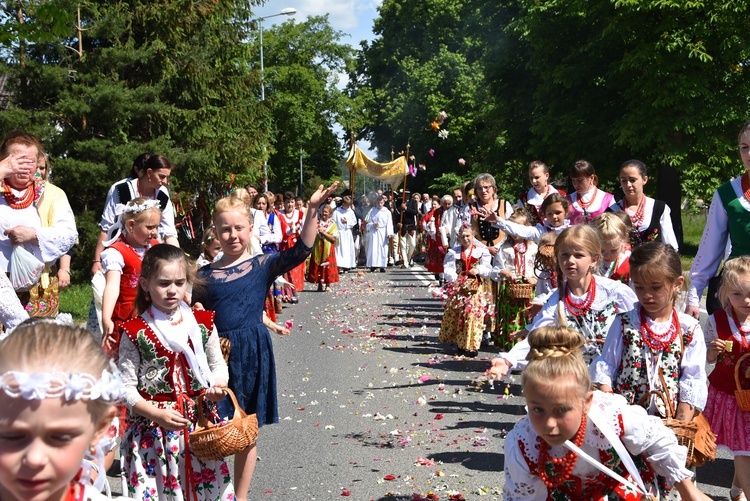 Procesja Bożego Ciała w Miętustwie