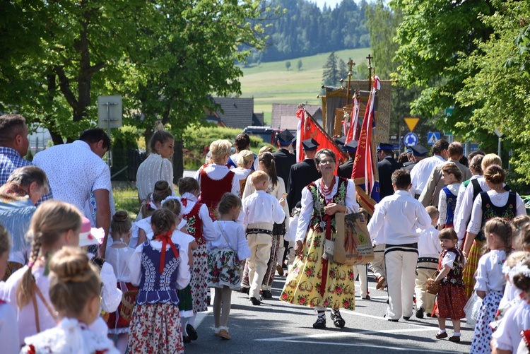 Procesja Bożego Ciała w Miętustwie