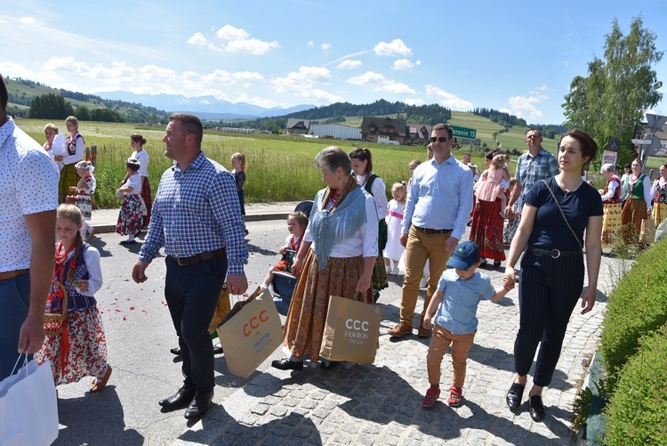 Procesja Bożego Ciała w Miętustwie