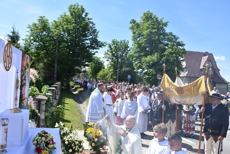 Procesja Bożego Ciała w Miętustwie