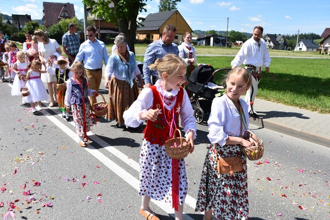 Procesja Bożego Ciała w Miętustwie