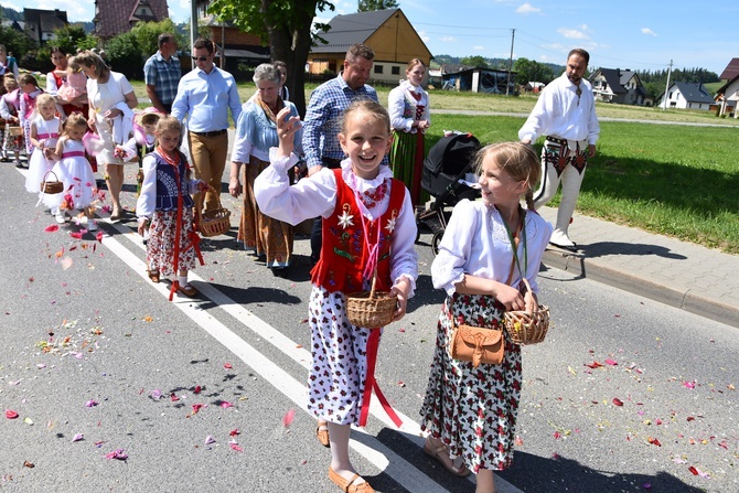 Procesja Bożego Ciała w Miętustwie