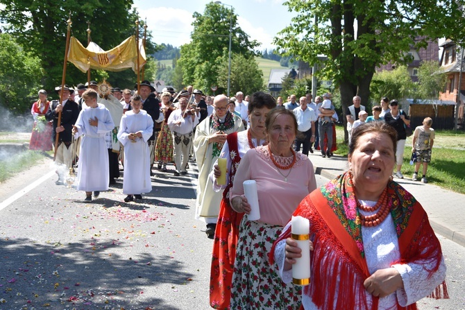 Procesja Bożego Ciała w Miętustwie